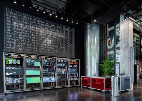 nike champs elysees|Nike store interior design.